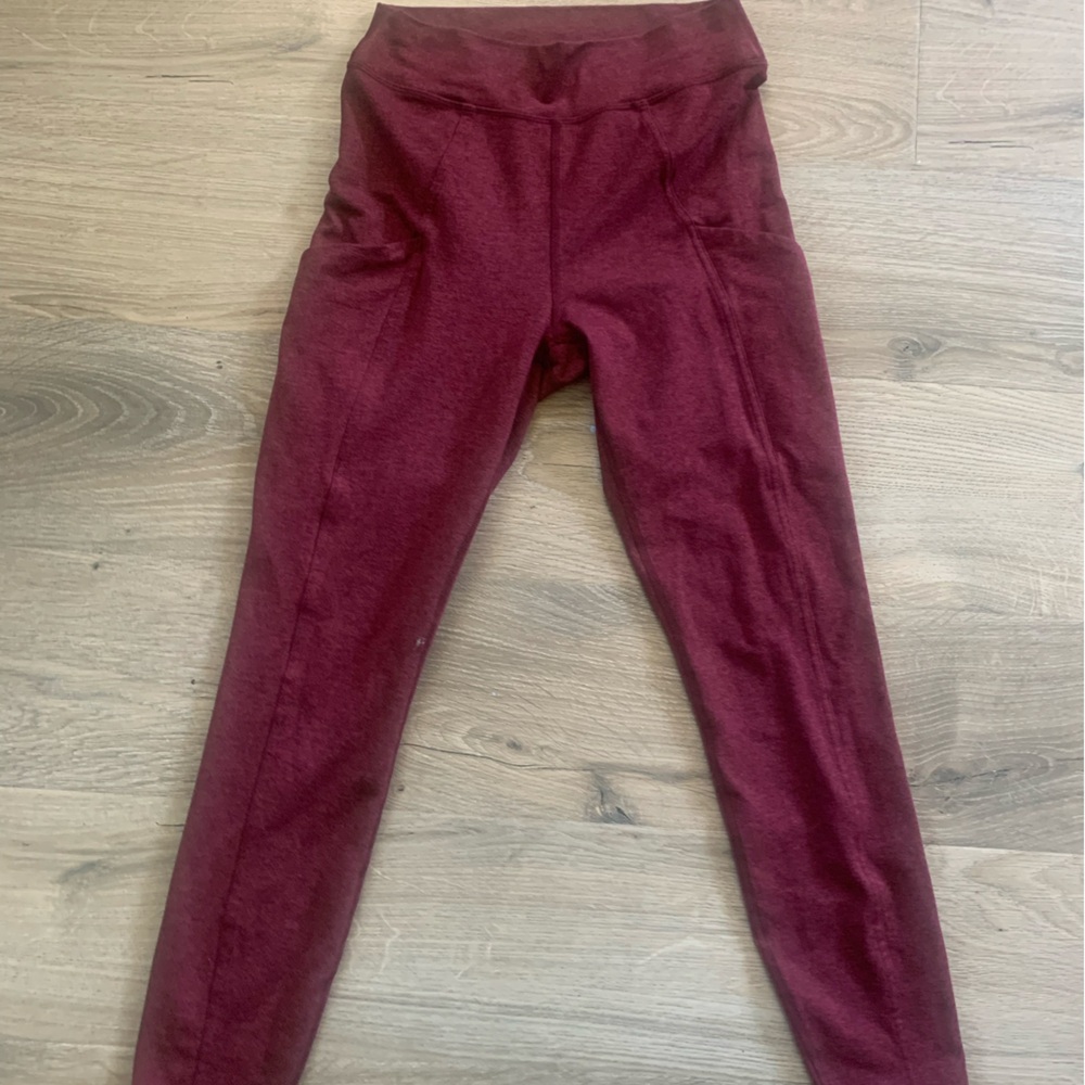 Lululemon Burgundy Leggings